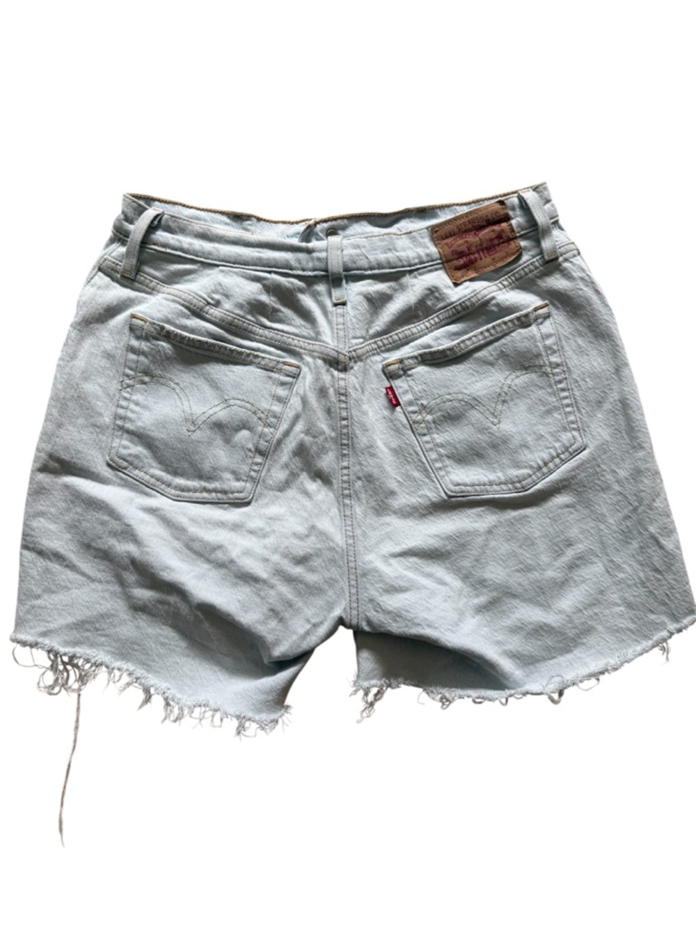 Levi's 501 Women's Pale Blue Denim Cutoff Shorts